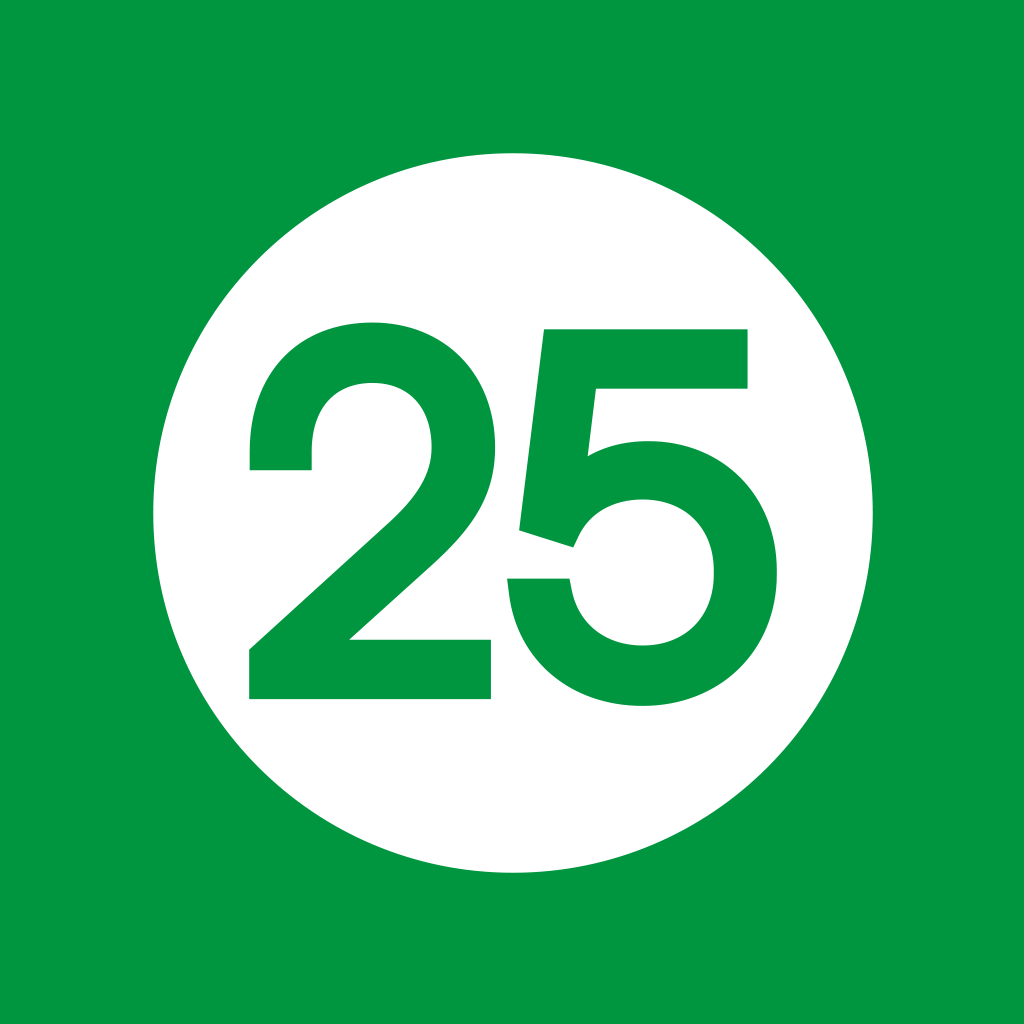 Derby25 logo